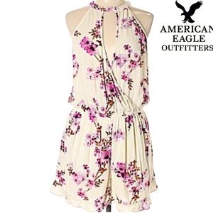 American Eagle | Floral Blossom Romper